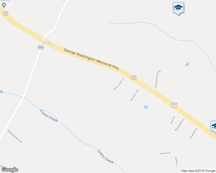 map of restaurants, bars, coffee shops, grocery stores, and more near 7939 Snow Haven Lane in Gloucester Courthouse