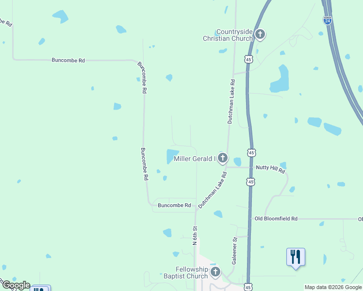 map of restaurants, bars, coffee shops, grocery stores, and more near 343-599 Hensley Hills Dr in Vienna