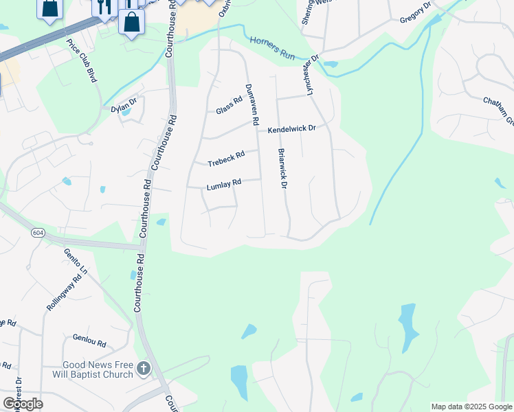 map of restaurants, bars, coffee shops, grocery stores, and more near 4330 Dunraven Road in Richmond