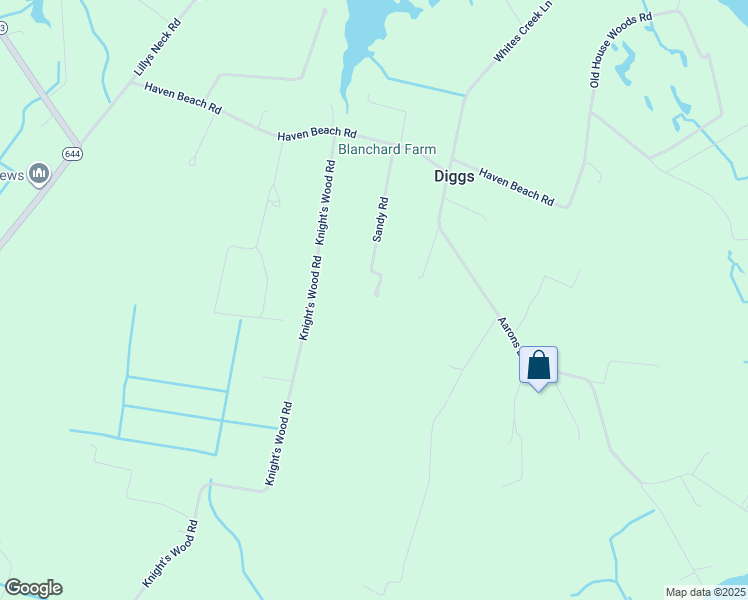map of restaurants, bars, coffee shops, grocery stores, and more near 359 Sandy Bottom Drive in Deltaville