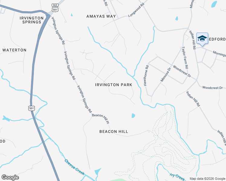 map of restaurants, bars, coffee shops, grocery stores, and more near 417 New Britain Drive in Lynchburg