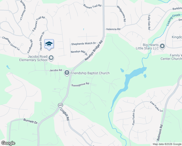map of restaurants, bars, coffee shops, grocery stores, and more near 5312 Copperpenny Court in Chesterfield
