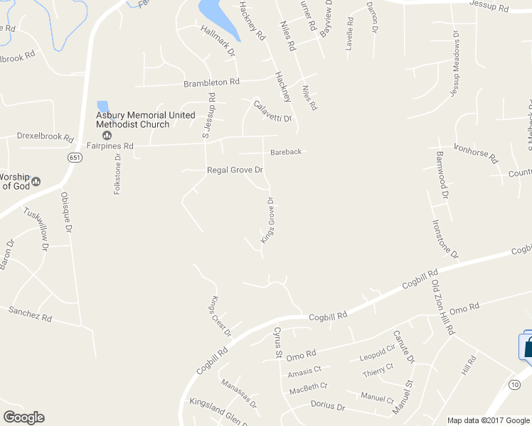 map of restaurants, bars, coffee shops, grocery stores, and more near 5806 Kings Grove Drive in Chesterfield