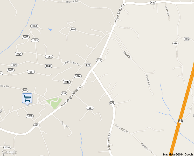 map of restaurants, bars, coffee shops, grocery stores, and more near 204 Riverview Road in Madison Heights
