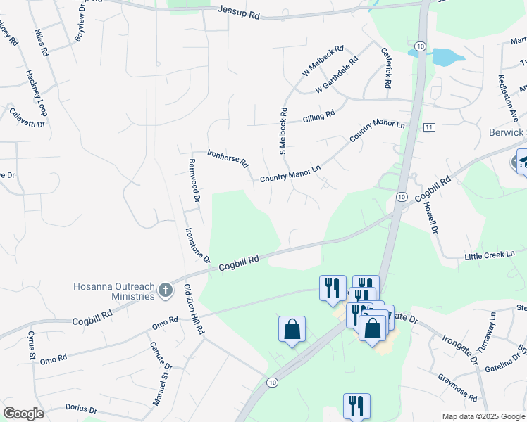 map of restaurants, bars, coffee shops, grocery stores, and more near 5936 Victoria Park Way in Richmond