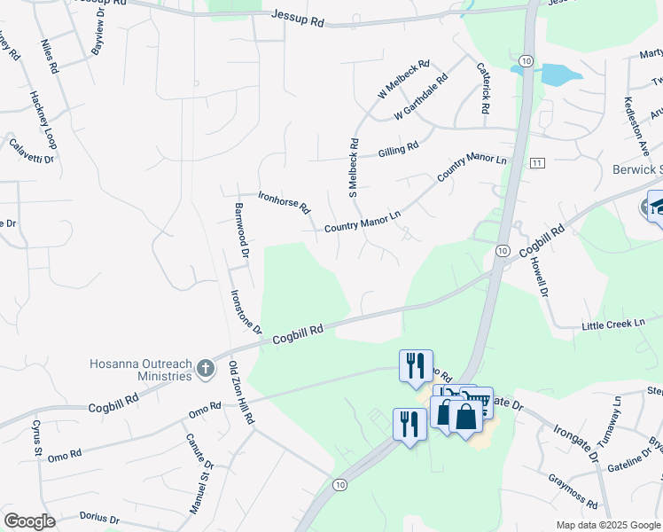 map of restaurants, bars, coffee shops, grocery stores, and more near 5936 Victoria Park Way in Richmond