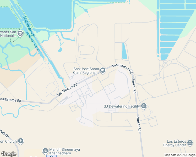 map of restaurants, bars, coffee shops, grocery stores, and more near 700 Los Esteros Road in San Jose