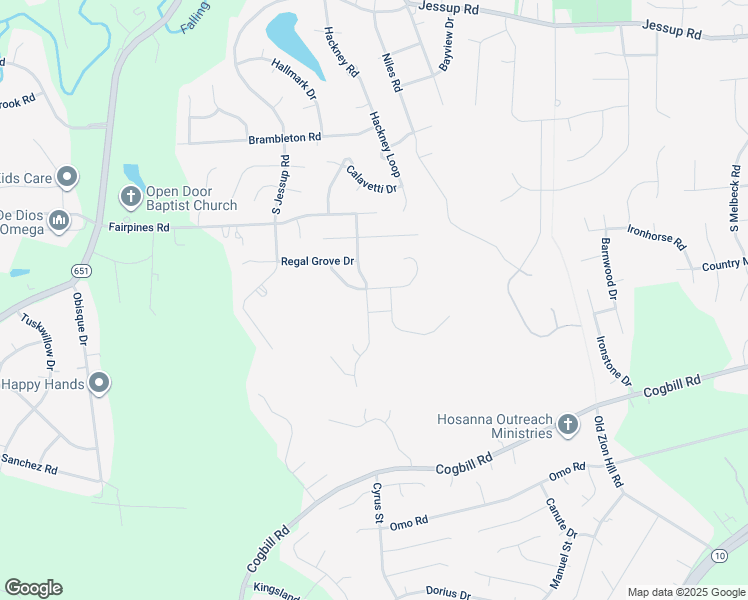 map of restaurants, bars, coffee shops, grocery stores, and more near 5707 Kings Grove Drive in Chesterfield