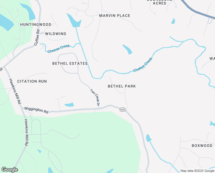 map of restaurants, bars, coffee shops, grocery stores, and more near 108 Trinity Court in Lynchburg