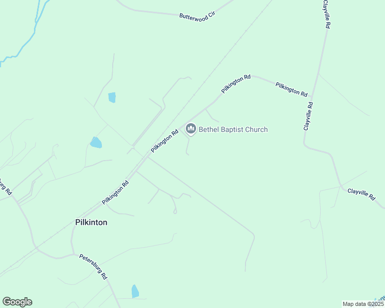 map of restaurants, bars, coffee shops, grocery stores, and more near 2690 Pilkington Road in Powhatan