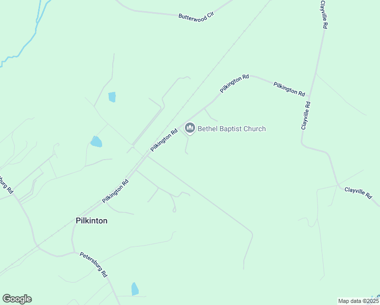 map of restaurants, bars, coffee shops, grocery stores, and more near 2690 Pilkington Road in Powhatan