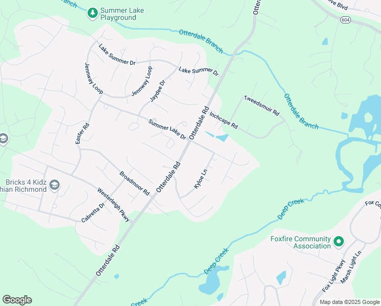 map of restaurants, bars, coffee shops, grocery stores, and more near 4707 Otterdale Road in Moseley