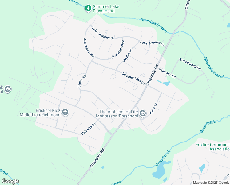 map of restaurants, bars, coffee shops, grocery stores, and more near 16748 Cabrio Court in Moseley