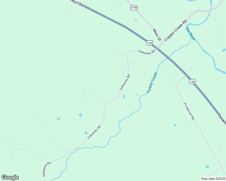 map of restaurants, bars, coffee shops, grocery stores, and more near 612 Edwards Road in Crab Orchard