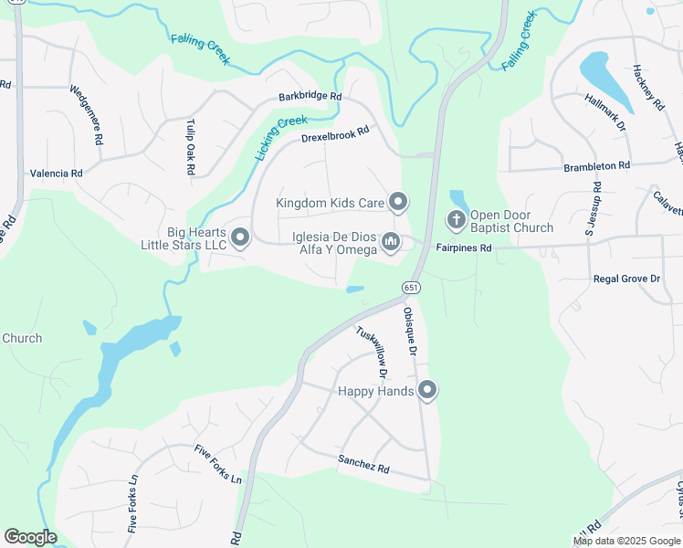 map of restaurants, bars, coffee shops, grocery stores, and more near 5131 Hartsdale Road in Chesterfield