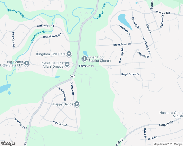 map of restaurants, bars, coffee shops, grocery stores, and more near 5519 Folkstone Drive in Chesterfield