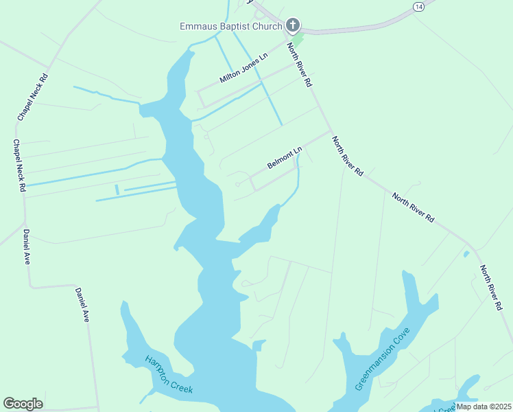 map of restaurants, bars, coffee shops, grocery stores, and more near 403 Belmont Lane in Foster