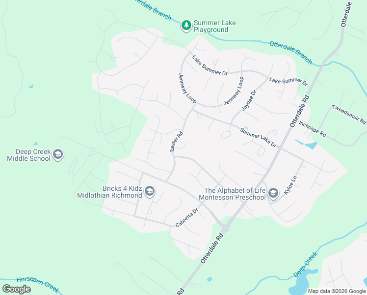 map of restaurants, bars, coffee shops, grocery stores, and more near 16843 Warren Crest Court in Moseley