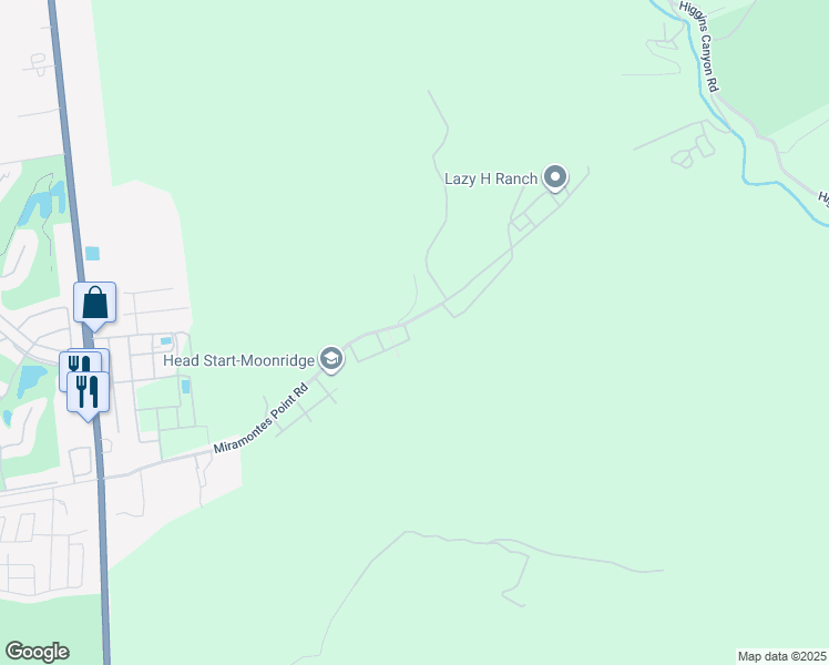 map of restaurants, bars, coffee shops, grocery stores, and more near 9 Elderberry Road in Half Moon Bay