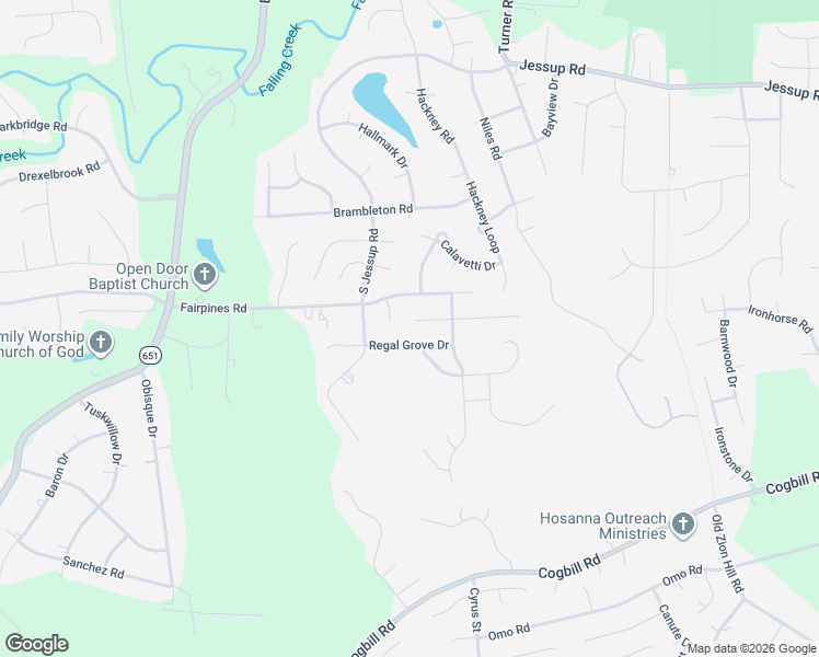 map of restaurants, bars, coffee shops, grocery stores, and more near 6606 Regal Grove Drive in Chesterfield