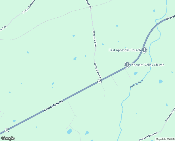 map of restaurants, bars, coffee shops, grocery stores, and more near 8188 Beaver Dam Road in Millwood