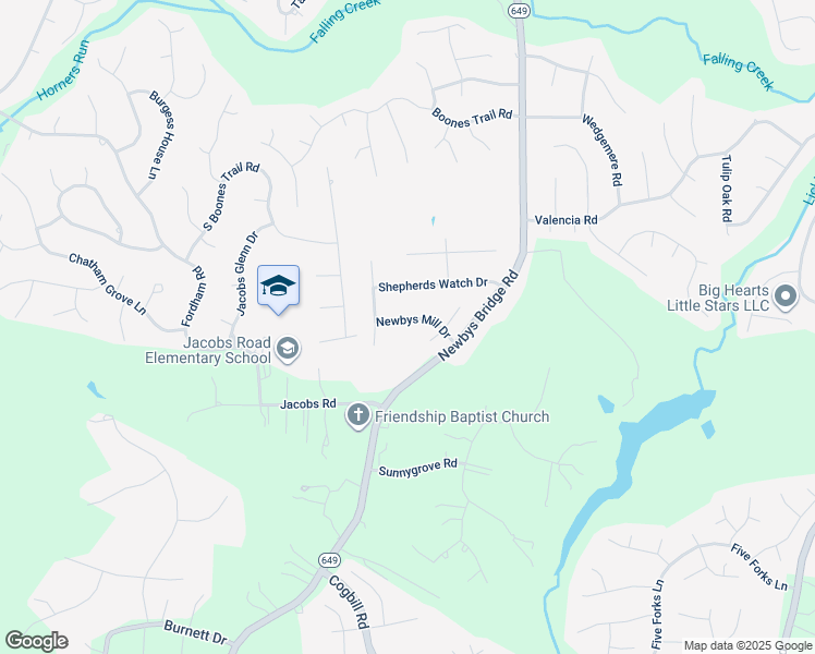 map of restaurants, bars, coffee shops, grocery stores, and more near 8431 Newbys Mill Drive in Chesterfield