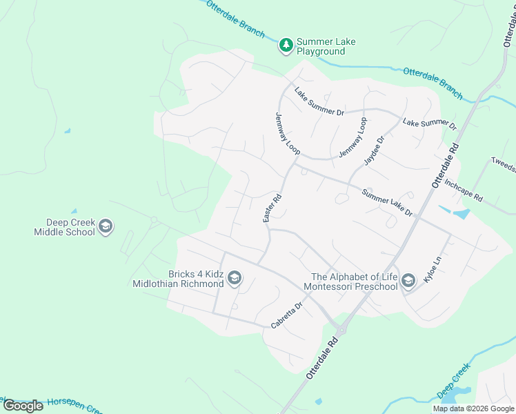 map of restaurants, bars, coffee shops, grocery stores, and more near 16843 Warren Crest Court in Moseley