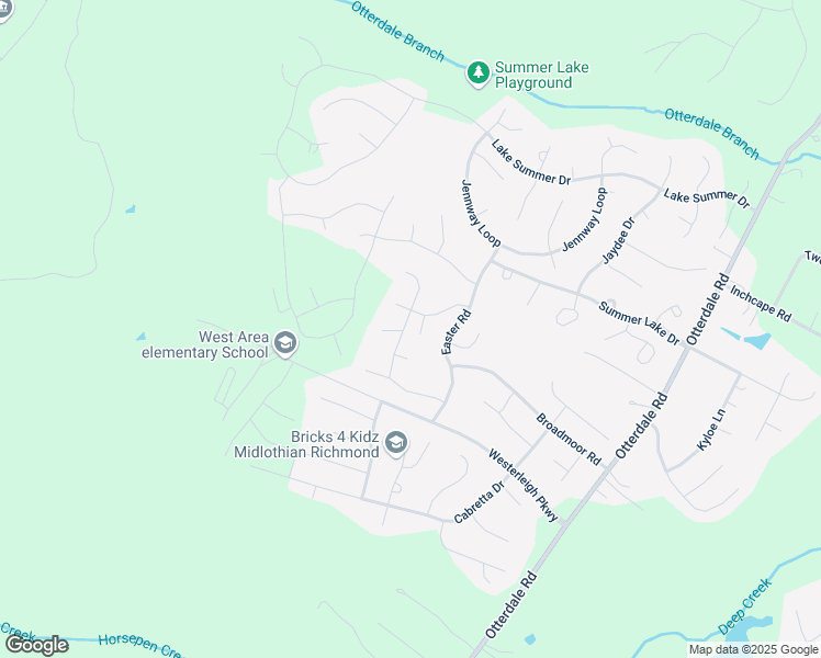 map of restaurants, bars, coffee shops, grocery stores, and more near 4718 Old Westridge Place in Moseley