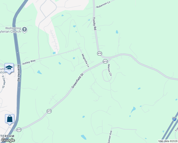map of restaurants, bars, coffee shops, grocery stores, and more near 56 Charleston Place in Daleville