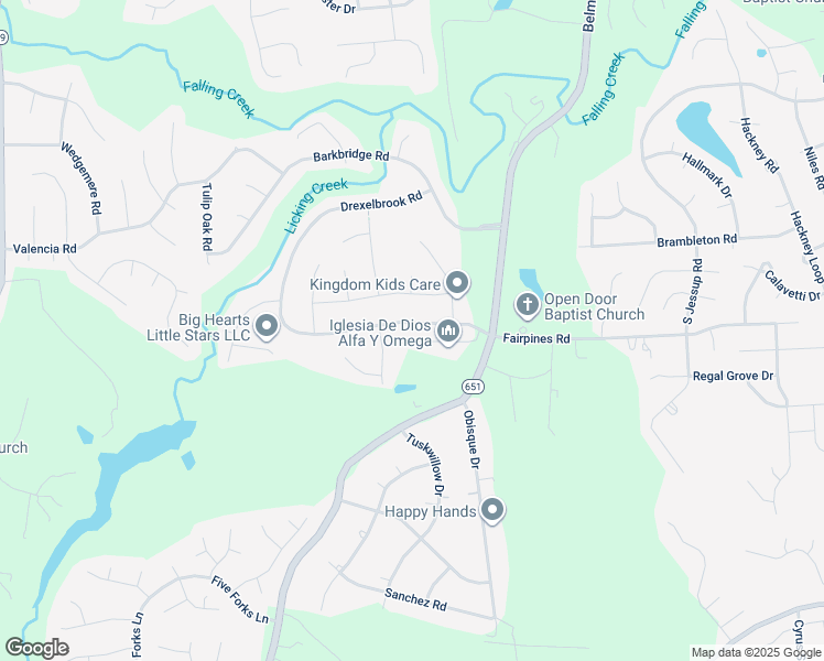 map of restaurants, bars, coffee shops, grocery stores, and more near 7724 Drexelbrook Road in Chesterfield