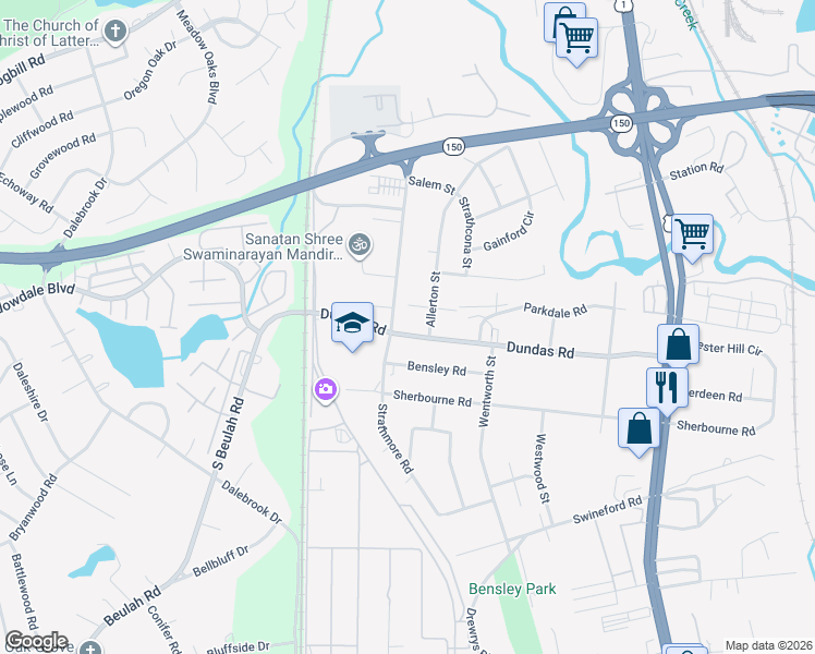 map of restaurants, bars, coffee shops, grocery stores, and more near 3016 Dundas Road in Richmond