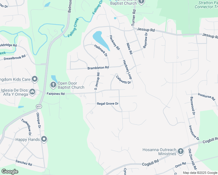 map of restaurants, bars, coffee shops, grocery stores, and more near 5336 Fairpines Lane in Richmond