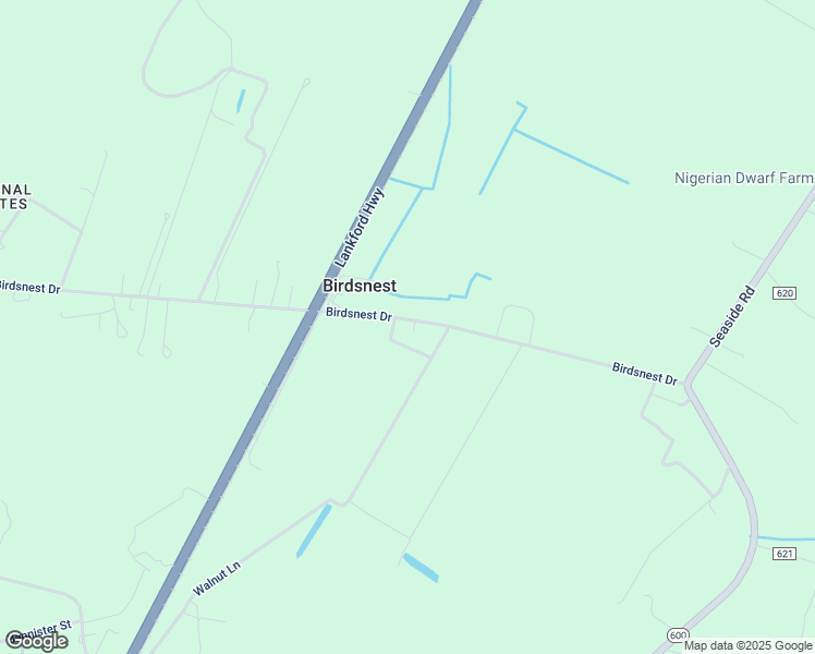 map of restaurants, bars, coffee shops, grocery stores, and more near 9072 Birdsnest Drive in Birdsnest
