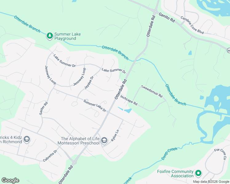 map of restaurants, bars, coffee shops, grocery stores, and more near 16803 Jaydee Court in Moseley