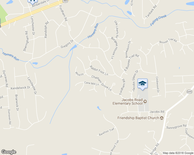 map of restaurants, bars, coffee shops, grocery stores, and more near 9131 Chatham Grove Lane in Richmond