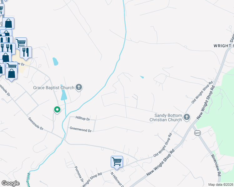 map of restaurants, bars, coffee shops, grocery stores, and more near 300-314 Prescott Place in Madison Heights