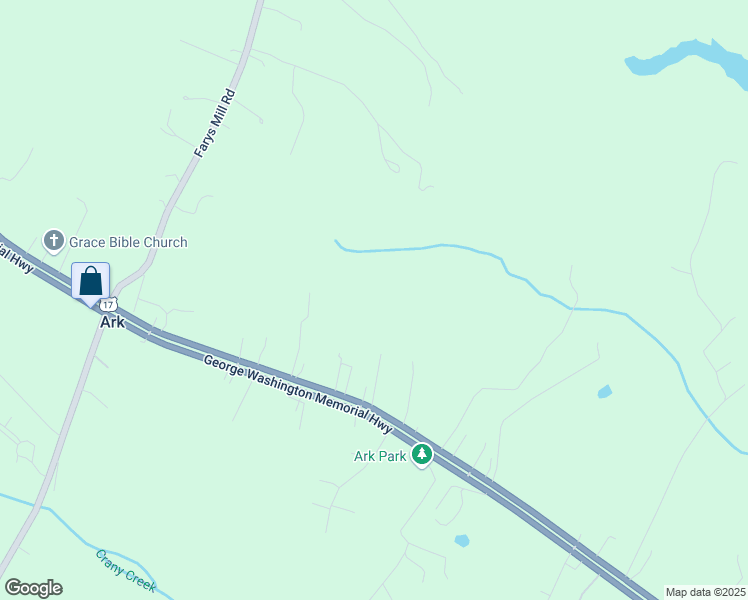 map of restaurants, bars, coffee shops, grocery stores, and more near Tom Toms Lane in Gloucester County