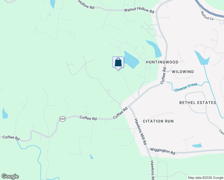 map of restaurants, bars, coffee shops, grocery stores, and more near 213 Fox Runn Drive in Lynchburg
