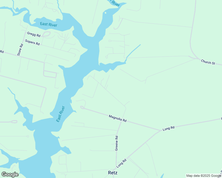 map of restaurants, bars, coffee shops, grocery stores, and more near 278 Bendall Lane in Mathews