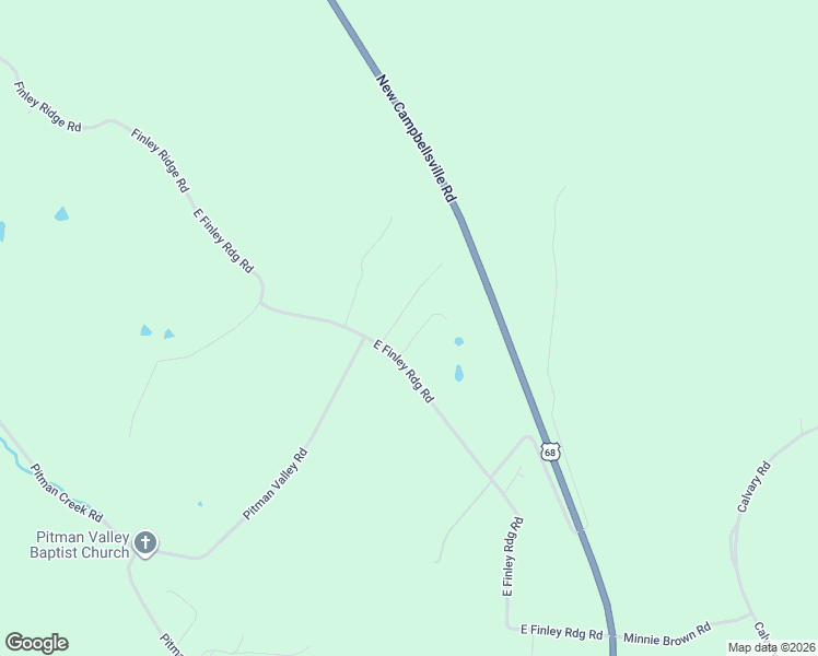 map of restaurants, bars, coffee shops, grocery stores, and more near 3631-3681 East Finley Ridge Road in Campbellsville