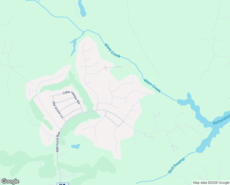 map of restaurants, bars, coffee shops, grocery stores, and more near 3100-3104 Windy Branch Drive in Toano