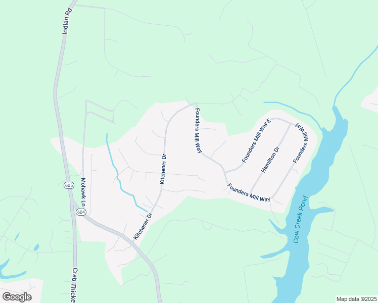 map of restaurants, bars, coffee shops, grocery stores, and more near 8263 Founders Mill Way in Gloucester