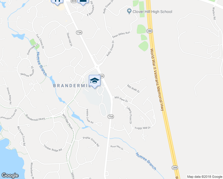 map of restaurants, bars, coffee shops, grocery stores, and more near 12918 Mill Meadow Court in Midlothian