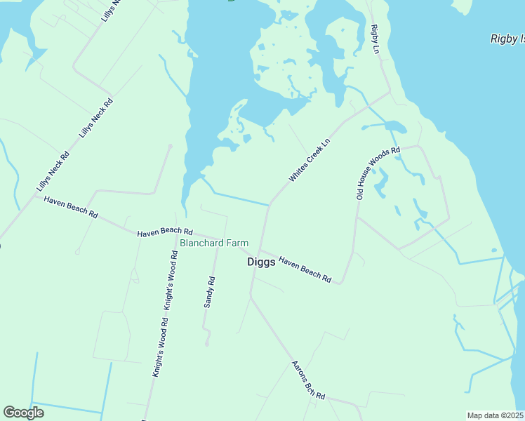 map of restaurants, bars, coffee shops, grocery stores, and more near Whites Creek Lane in Mathews