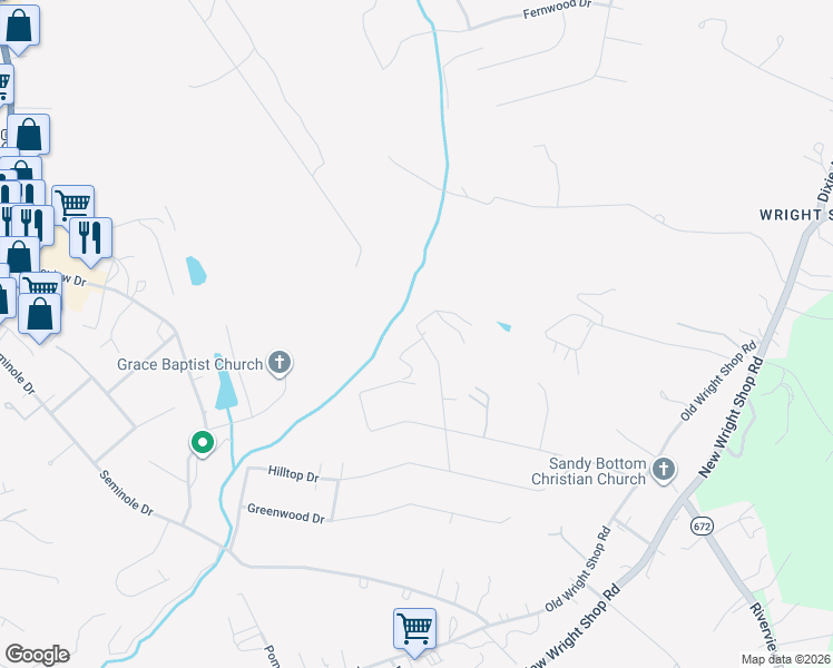 map of restaurants, bars, coffee shops, grocery stores, and more near 300 Prescott Place in Madison Heights