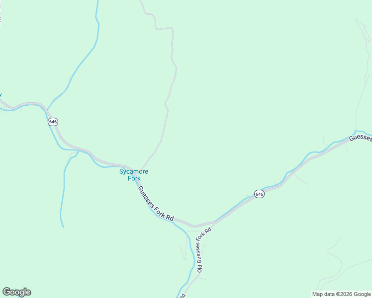 map of restaurants, bars, coffee shops, grocery stores, and more near 3196 Guesses Fork Road in Hurley