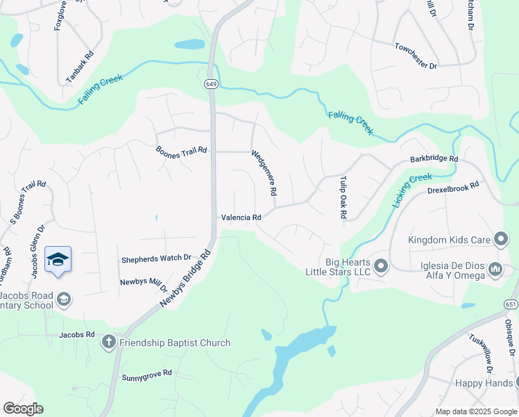 map of restaurants, bars, coffee shops, grocery stores, and more near 4849 Wilconna Road in Chesterfield