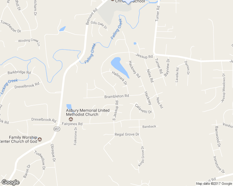 map of restaurants, bars, coffee shops, grocery stores, and more near 5239 South Jessup Road in Chesterfield