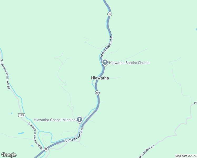 map of restaurants, bars, coffee shops, grocery stores, and more near in Hiawatha