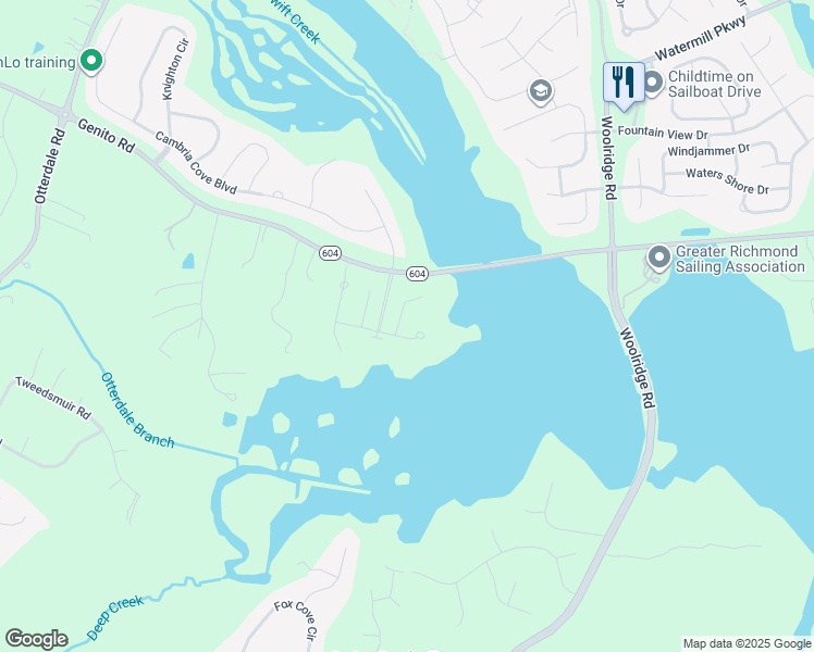 map of restaurants, bars, coffee shops, grocery stores, and more near 15200 Heron Pointe Way in Moseley